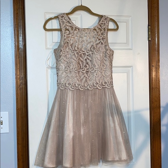 Gold Semi Formal Dress - Picture 1 of 3